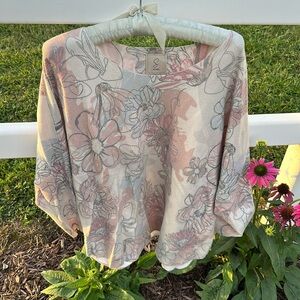 Long sleeve scoopneck sweater